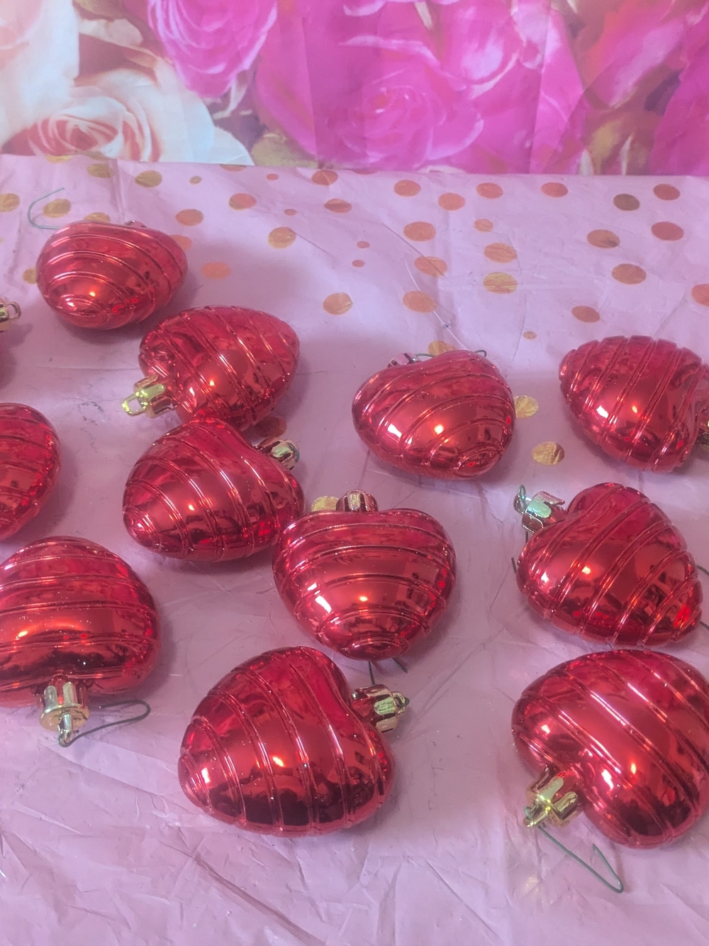 Red Heart Holiday Ornaments - Unbranded